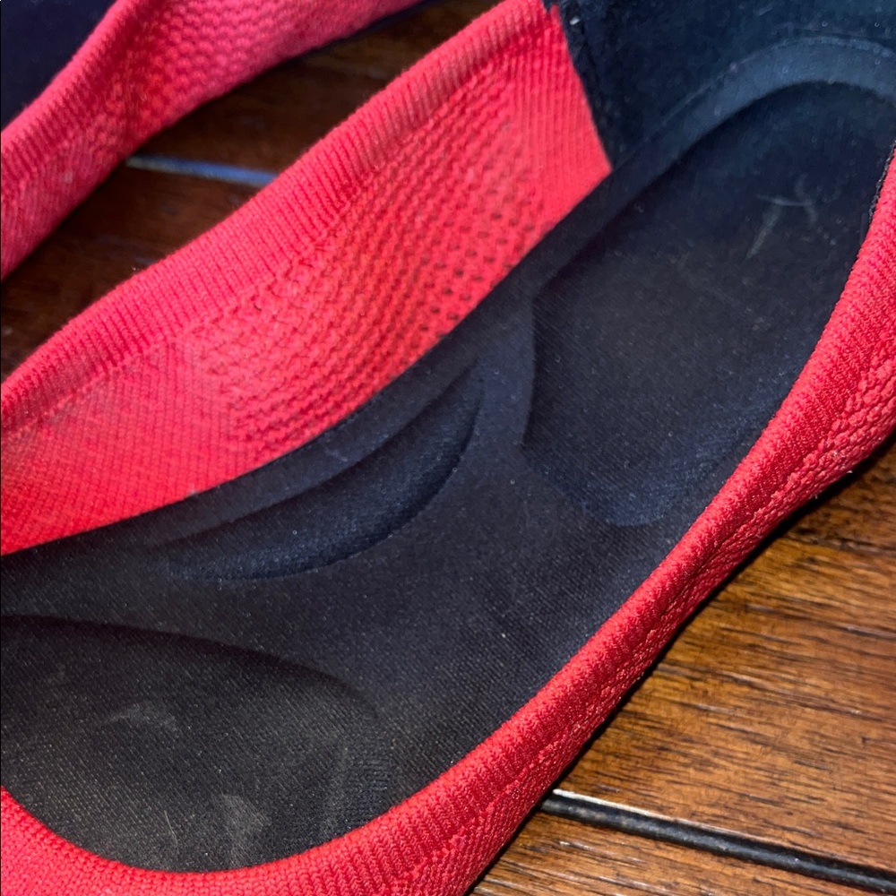 Simply Vera Vera Wang Red Knit Ballet Flats - Picture 3 of 5